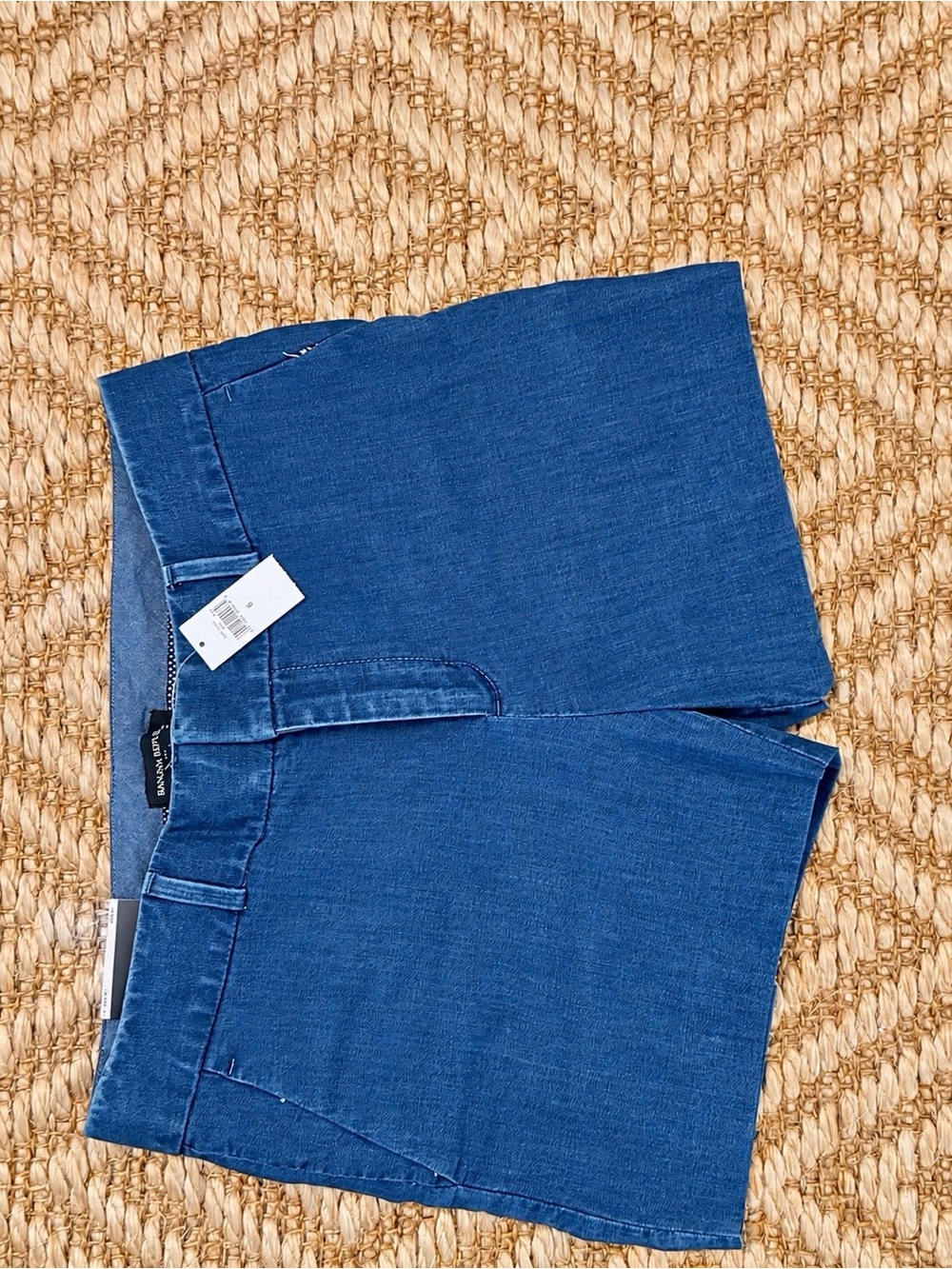 Women’s Blue Denim Chambray Shorts